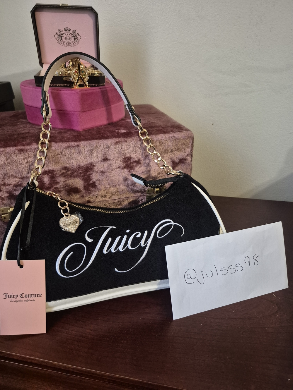 Juicy Couture - Liquorice Raising Star Shoulder Bag